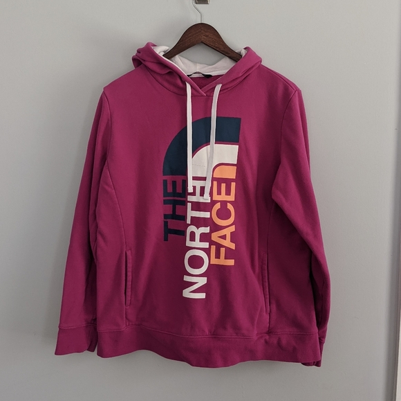 The North Face Tops - Women's North Face Sweatshirt Hoodie Fuschia XL